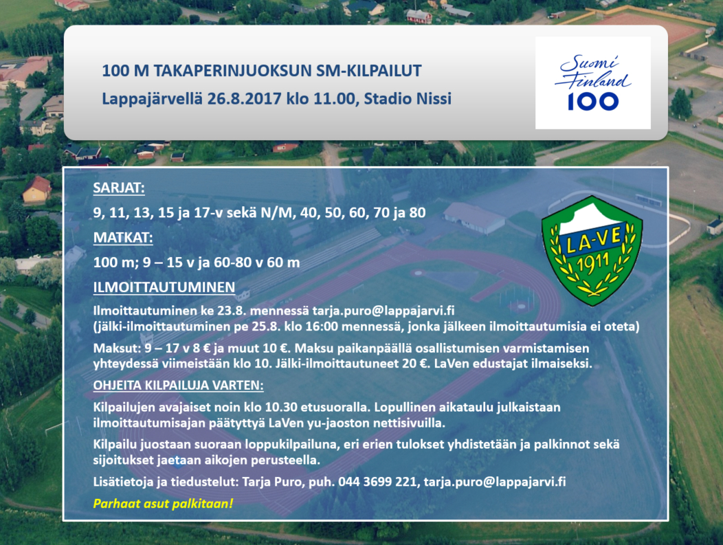 LaVe takaperin 2017 mainos